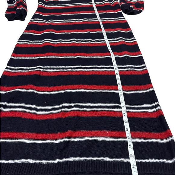 Lane Bryant Long-Sleeve Crew-Neck Striped Sweater Dress • Size 22/24 • NEW! - Picture 7 of 10